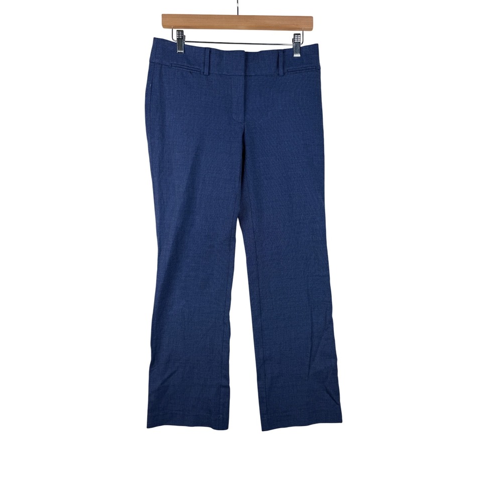 Loft Linen Blend Marisa Trouser Dress Pants size 2 Blue